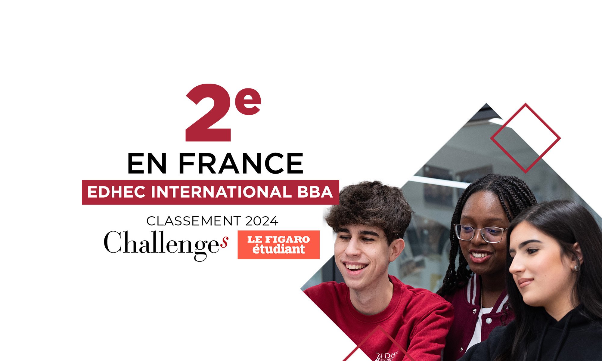 L'EDHEC International BBA maintient sa 2e position au classement Le